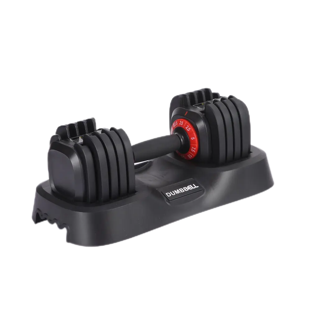 How many kilograms of weight is appropriate for adjustable dumbbells